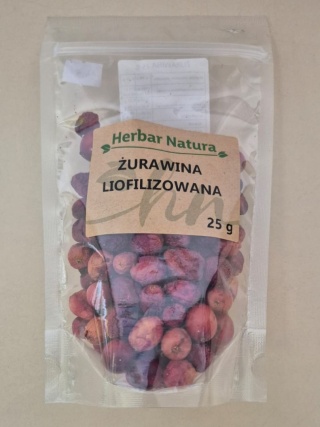 ŻURAWINA LIOFILIZOWANA 25 g HERBAR NATURA