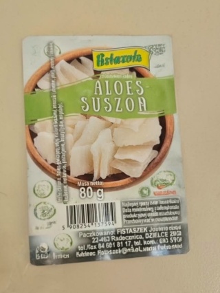 ALOES SUSZONY 80g FISTASZEK