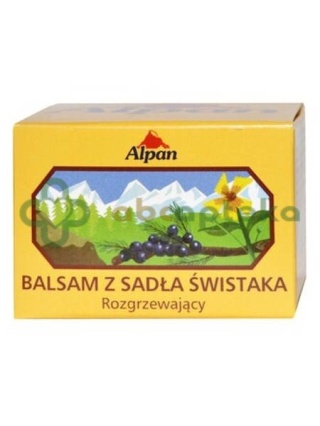BALSAM Z SADŁA ŚWISTAKA 50g ALPAN DYSTRYB. POLMEDICA