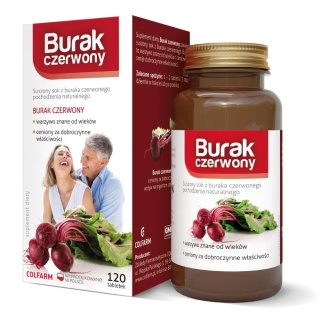 BURAK CZERWONY 120 TABLETEK COLFARM