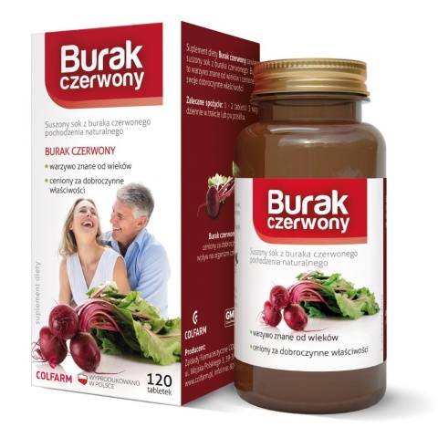 BURAK CZERWONY 120 TABLETEK COLFARM