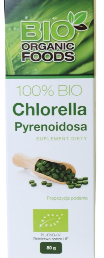 CHLORELLA PYRENOIDOSA BIO 80g BIO ORGANIC