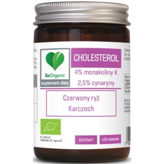 CHOLESTEROL BIO BeOrganic 400mg 100tabl