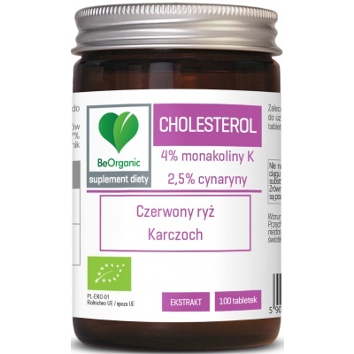 CHOLESTEROL BIO BeOrganic 400mg 100tabl