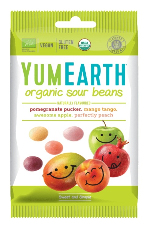 CUKIERKI KWAŚNE FASOLKI EKO 50g YUM EARTH MEDICALINE
