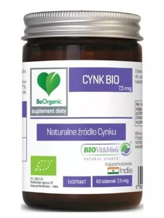CYNK BIO BeOrganic 7,5 mg x 60 tabl.