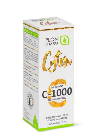 CYTRA WITAMINA C 1000mg, 100ml/20 porcji PLON PHARM
