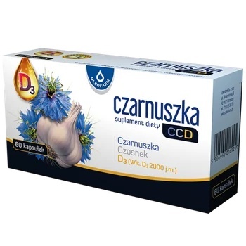 CZARNUSZKA CZOSNEK VIT D 60 kaps OLEOFARM