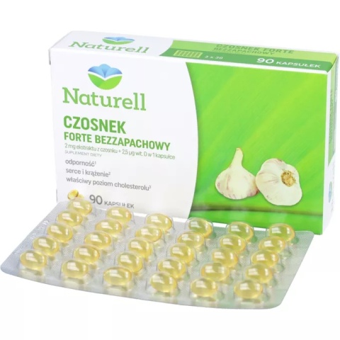 CZOSNEK FORTE BEZZAPACHOWY 90kaps NATURELL