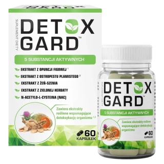 DETOXGARD 60 kaps DOMOWA APTECZKA