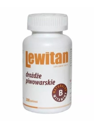 DROŻDŻE PIWOWARSKIE 200tabl LEWITAN