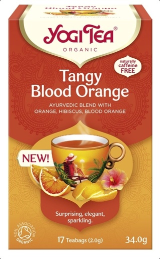 HERBATA ORZEŹWIAJĄCA CZERWONA POMARAŃCZA 34g YOGI TEA