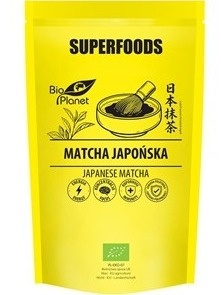 HERBATA ZIELONA MATCHA JAPOŃSKA BIO 100 g SUPERFOODS BIOPLANET