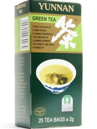 HERBATA ZIELONA G901 YUNNAN 25x2g