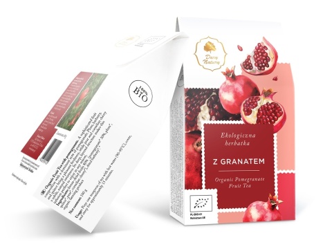 HERBATKA Z GRANATEM EKO 100 g DARY NATURY