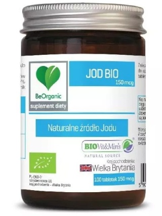 JOD BIO 150mcg 100 tabl BEORGANIC