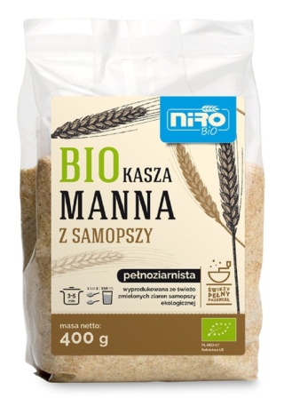 KASZA MANNA Z SAMOPSZY 400g NIRO