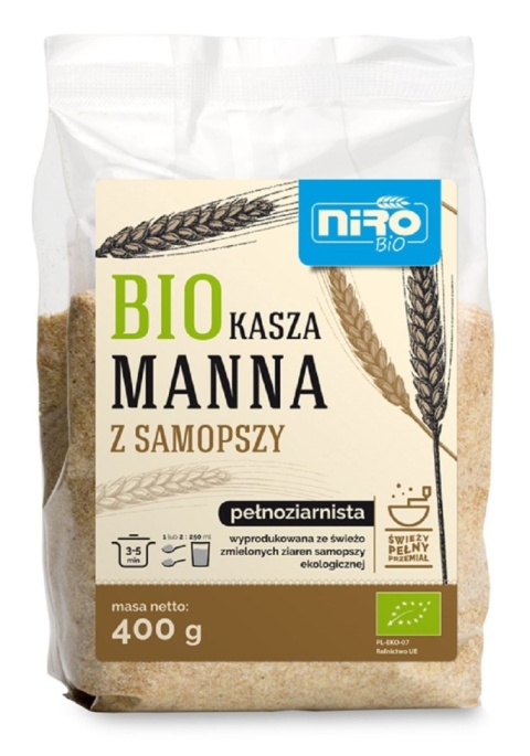 KASZA MANNA Z SAMOPSZY 400g NIRO