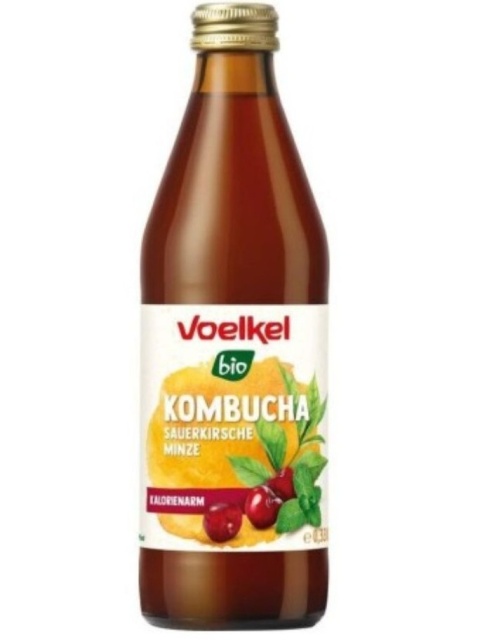 KOMBUCHA WIŚNIA - MIĘTA BIO 330ml VOELKEL