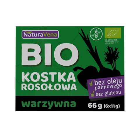 KOSTKA ROSOŁOWA WARZYWNA BIO 66 g NATURAVENA