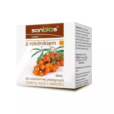 KREM Z ROKITNIKIEM SANBIOS 50 ml