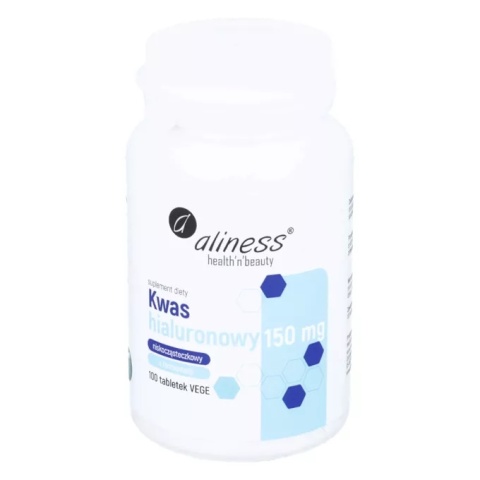 KWAS HIALURONOWY 150mg 100tabl ALINESS