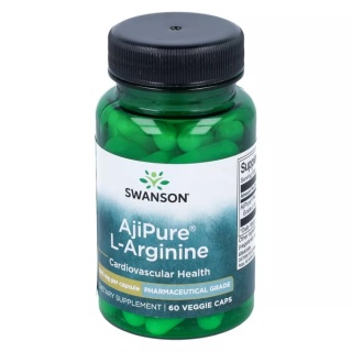 L-ARGININA 500mg 60kaps SWANSON