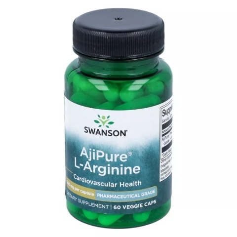 L-ARGININA 500mg 60kaps SWANSON