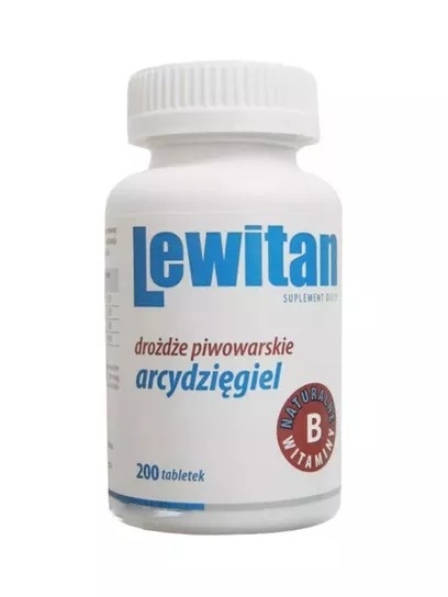 LEWITAN DROŻDŻE PIWOWARSKIE Z ARCYDZIĘGLEM 200 tabl CENTURIA
