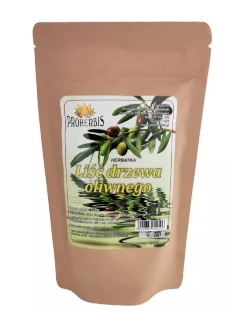 LIŚC DRZEWA OLIWNEGO 100g PROHERBIS