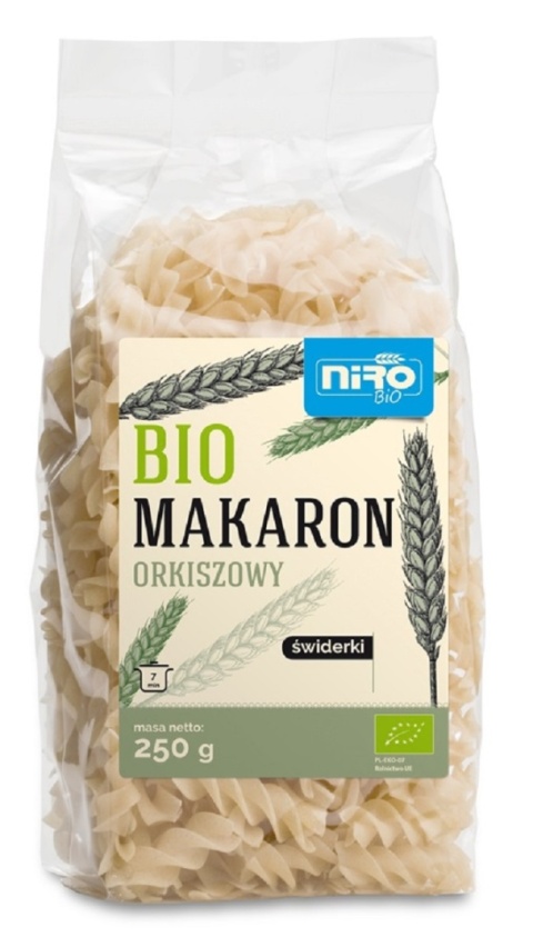 MAKARON ORKISZOWY BIO ŚWIDERKI 250g NIRO