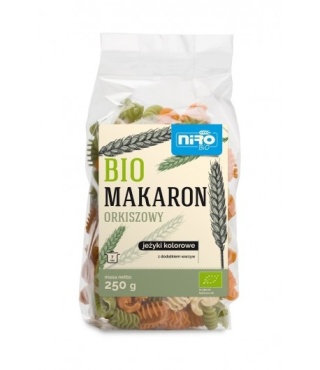 MAKARON ORKISZOWY JEŻYKI BIO NIRO 250 g