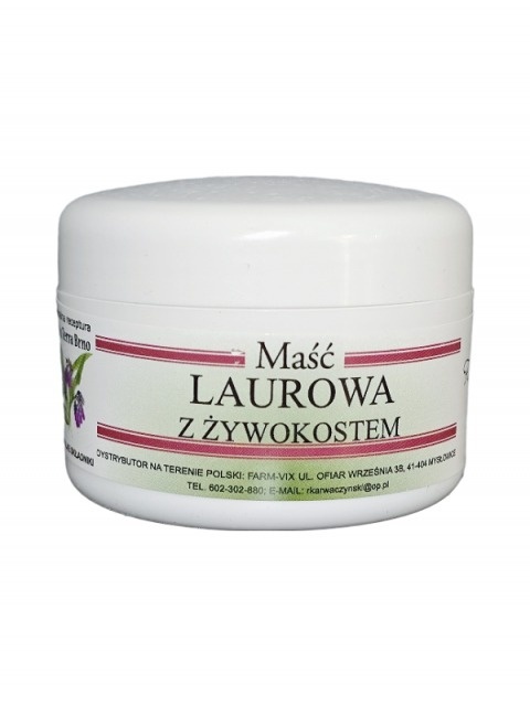 MAŚĆ LAUROWA Z ŻYWOKOSTEM 50ml FARM-VIX