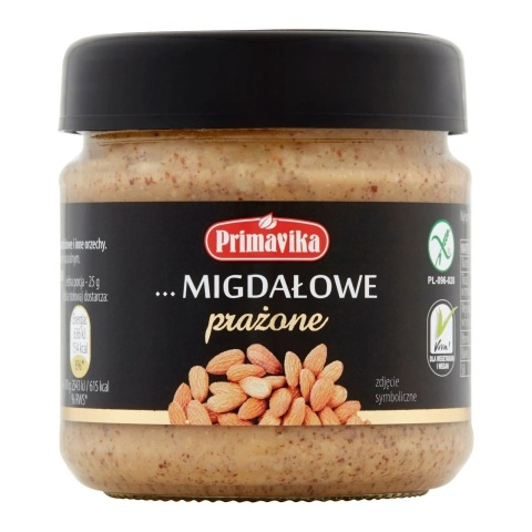 MASŁO MIGDAŁOWE PRAŻONE 185g PRIMAVIKA