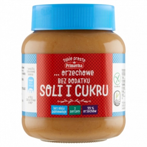 MASŁO ORZECHOWE B/S B/C 350g PRIMAVIKA