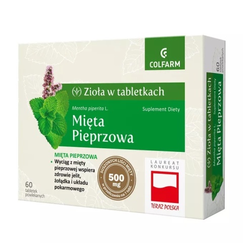 MIĘTA PIEPRZOWA 60tabl COLFARM