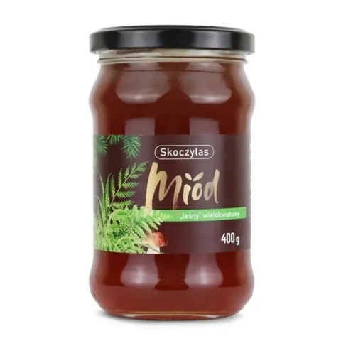 MIOD LEŚNY WIELOKWIATOWY 400g PURELAB SKOCZYLAS
