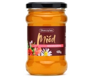 MIÓD WIELOKWIATOWY 400g SKOCZYLAS