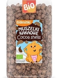 MUSZELKI O SMAKU CZEKOLADOWYM BIO 300g BIOMINKI