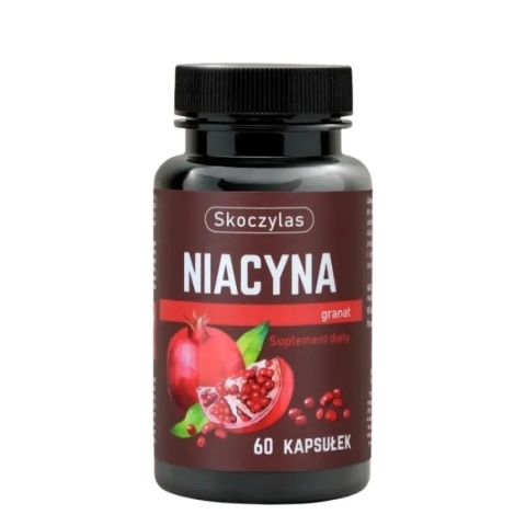 NIACYNA Z GRANATEM 60kaps SKOCZYLAS
