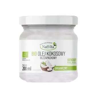 OLEJ KOKOSOWY EXTRA VIRGIN 200 ml , NATVITA