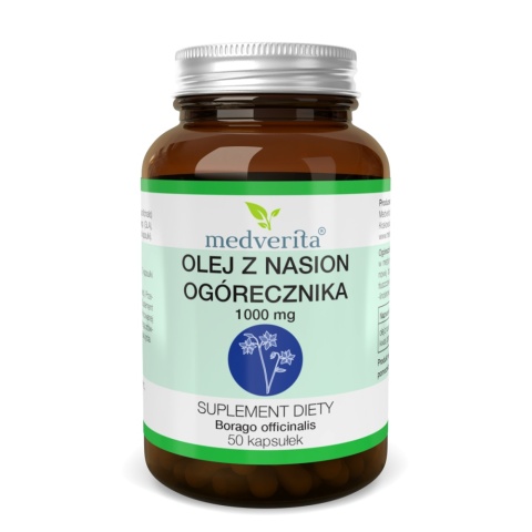 OLEJ Z NASION OGÓRECZNIKA 1000mg 50kaps MEDVERITA