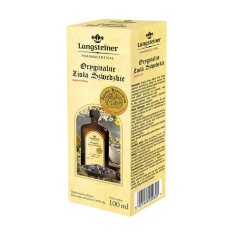 ORGINALNE ZIOŁA SZWEDZKIE 100ml LANGSTEINER