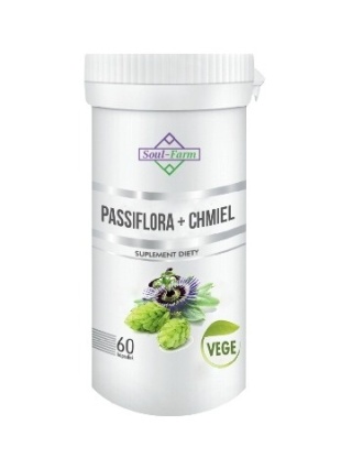 PASSIFLORA + CHMIEL 60 kaps SOUL FARM