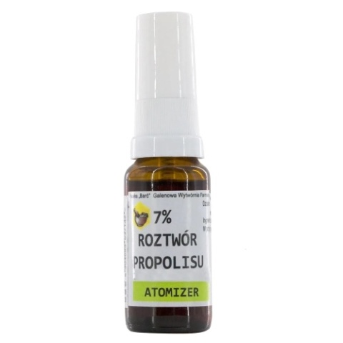 PROPOLIS ROZTWÓR 7% ATOMIZER 10 ml BARĆ