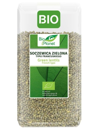 SOCZEWICA ZIELONA BIO 500g BIO PLANET