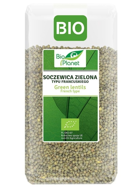 SOCZEWICA ZIELONA BIO 500g BIO PLANET