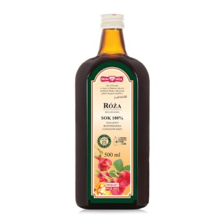 SOK Z DZIKIEJ RÓŻY 500 ml POLSKA RÓŻA