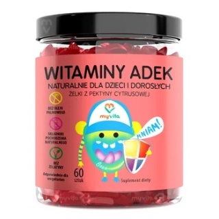 WITAMINY ADEK ŻELKI 60szt MYVITA