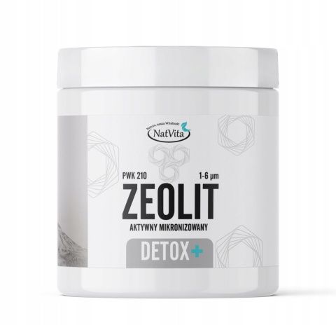 ZEOLIT DETOX + KLINOPTILOLIT 6 ym 100 g NATVITA
